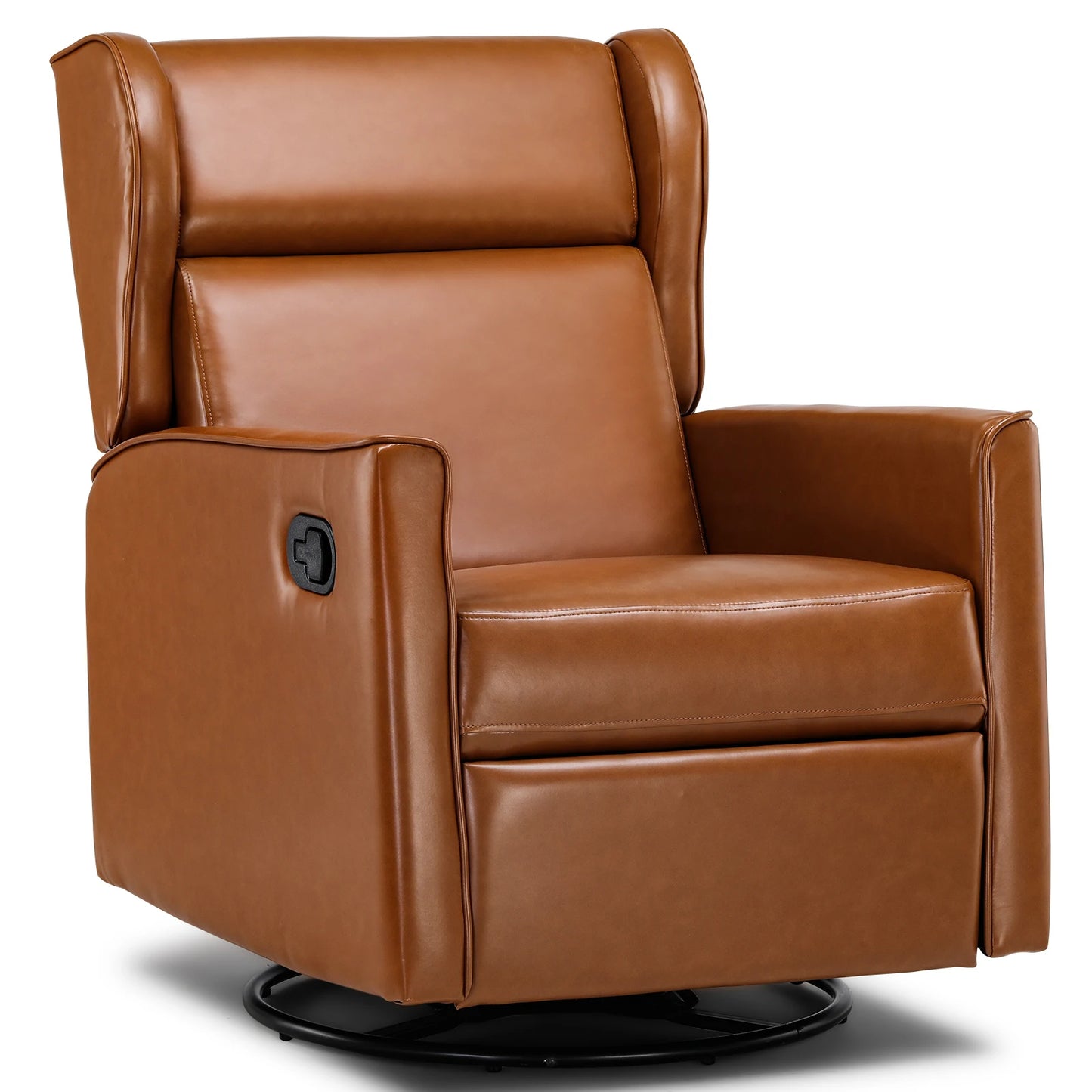 Comhoma Rocking Recliner Chair, Swivel Glider Reclining Single Sofa Manual Rocker Recliner, Nursery Rocking Chairs with Upholster