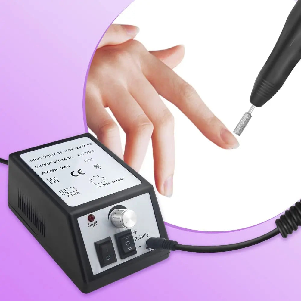Electric Nail Drill Machine Nail Sander Gel Cuticle Remove Professional Manicure Drill Machine Set Nail Lathe File Polish Tool