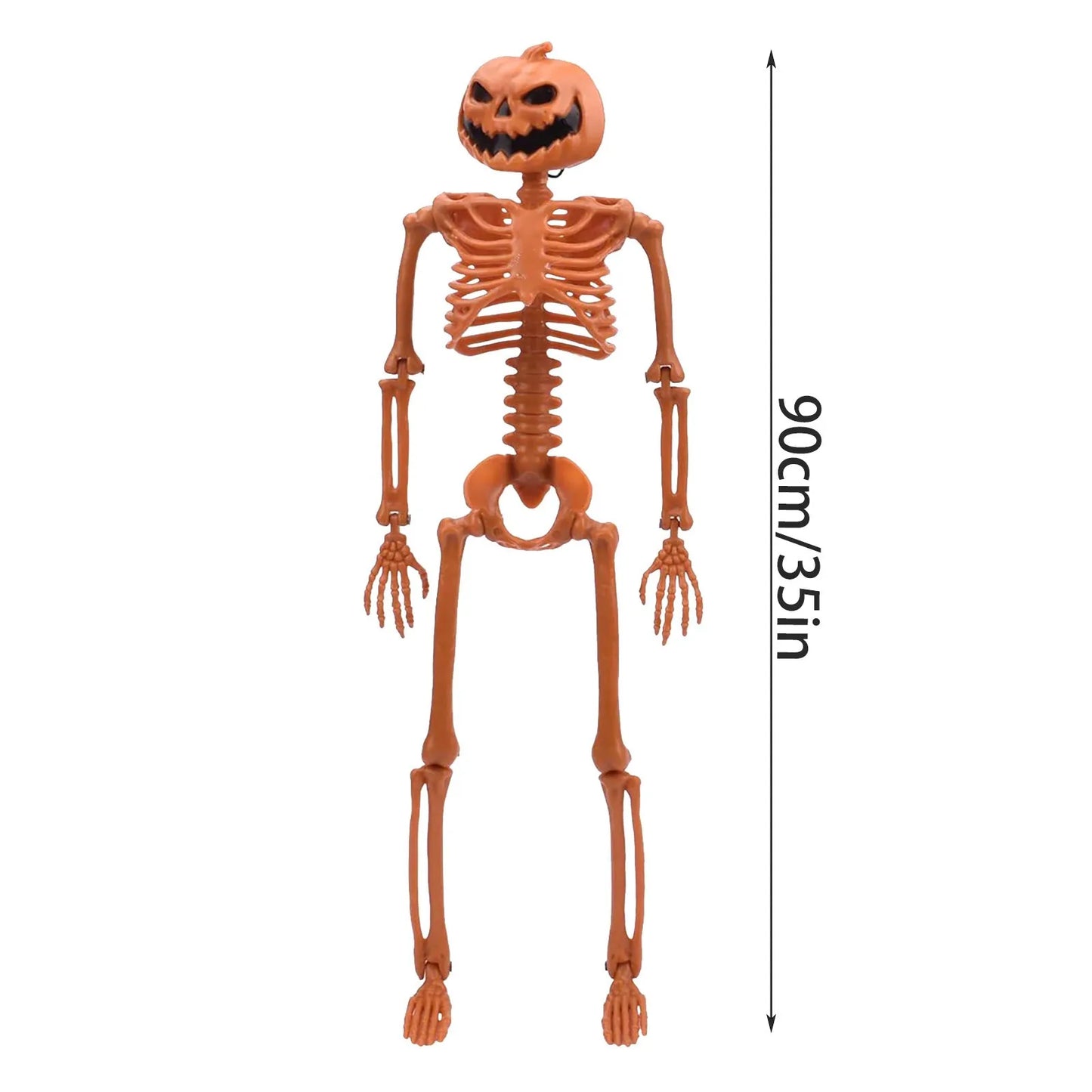 Poseable Halloween Skeleton Life Size Prop For Party Decor