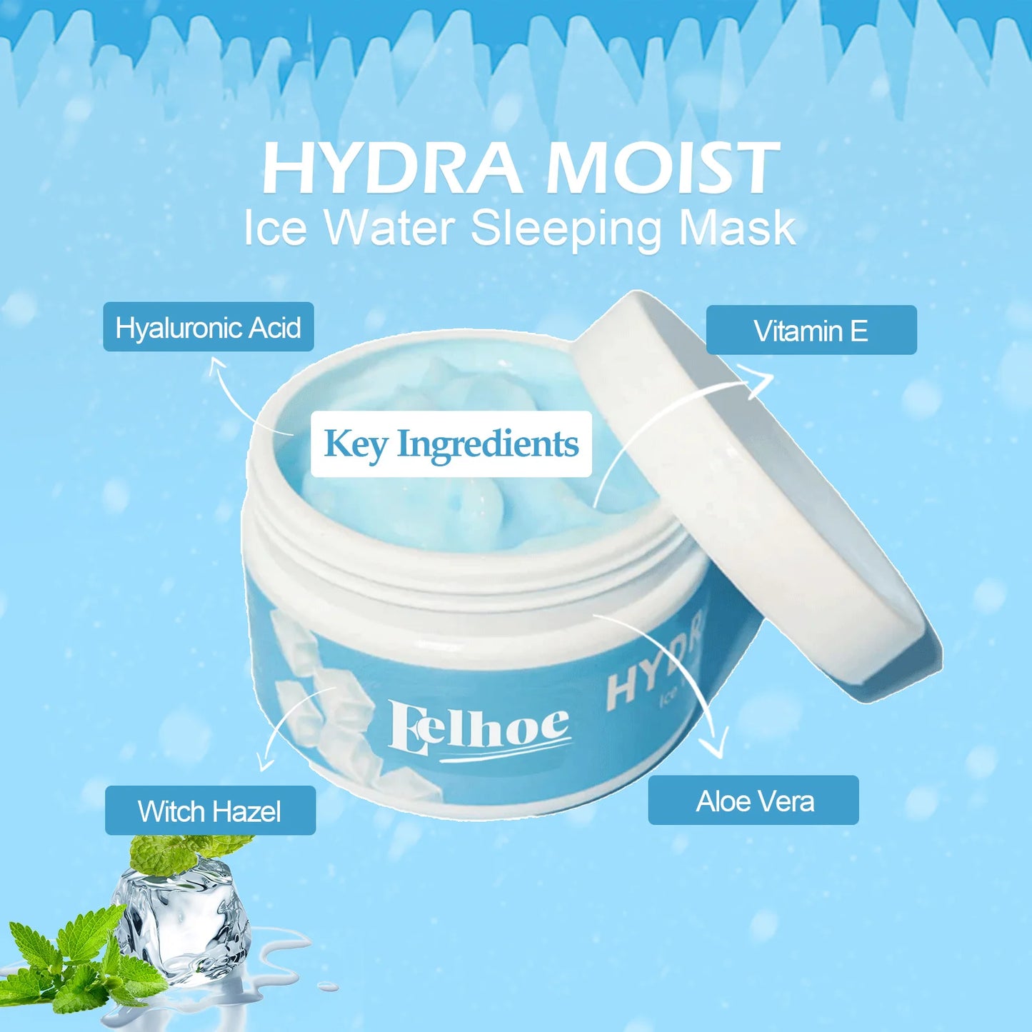 1-4PCS Hydrating Moisturizing Sleeping Mask Nourishes and Repairs Skin Reduces Dryness Dullness and Dark Spots