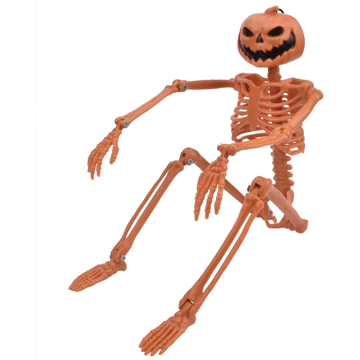 Poseable Halloween Skeleton Life Size Prop For Party Decor