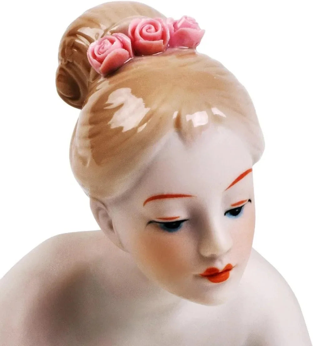 MTME Porcelain Figurines Ballet, Sculpted Statue, Handicrafts, Art Ware, Sculpture, Home Decor (Ornament, Decoration, Gift)