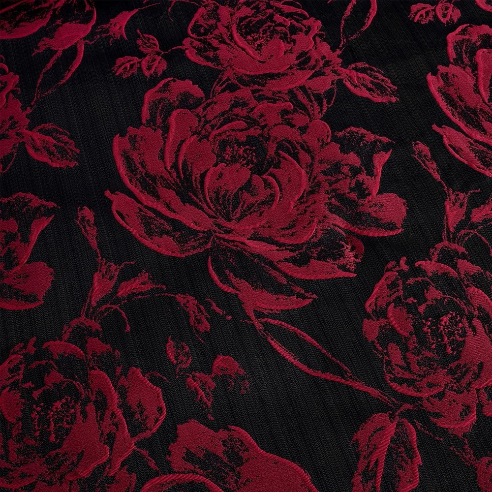 7 Piece Queen Comforter Set Jacquard Seersucker Floral