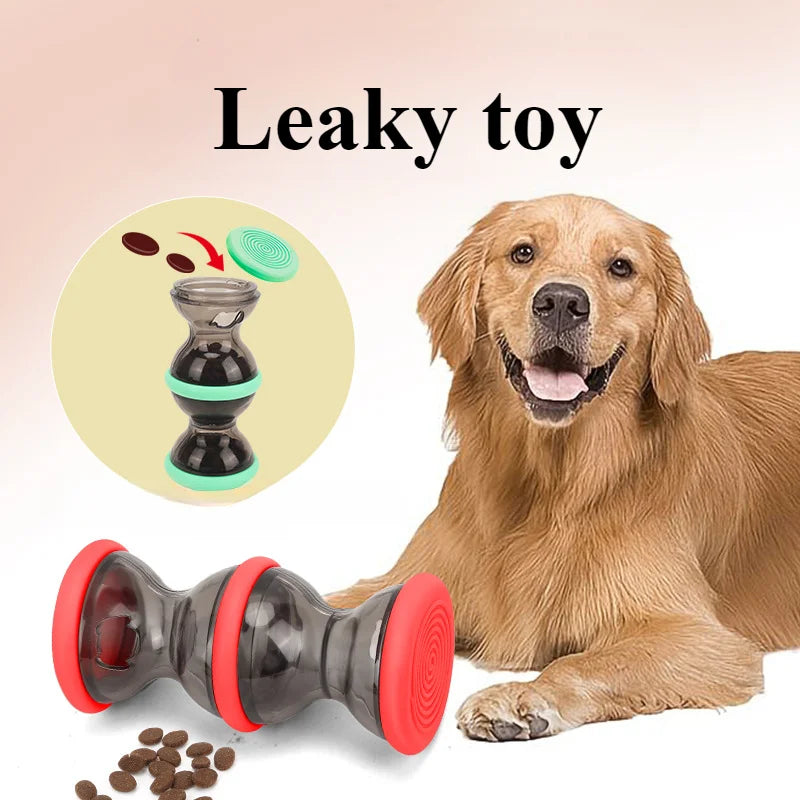 Pet Leaky Food Toy for Dogs Rolling Bite Puzzle Training ABS Wear-Resistant Chew Toy