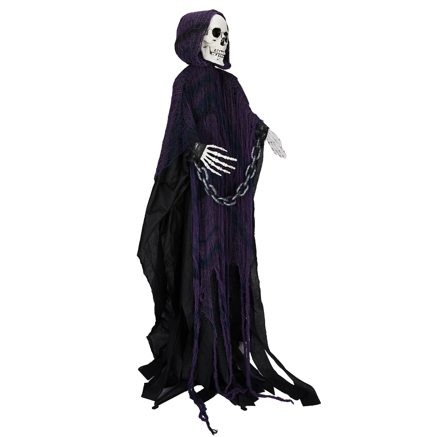 Six Foot Grim Reaper Animatronics Halloween Outdoor Decor