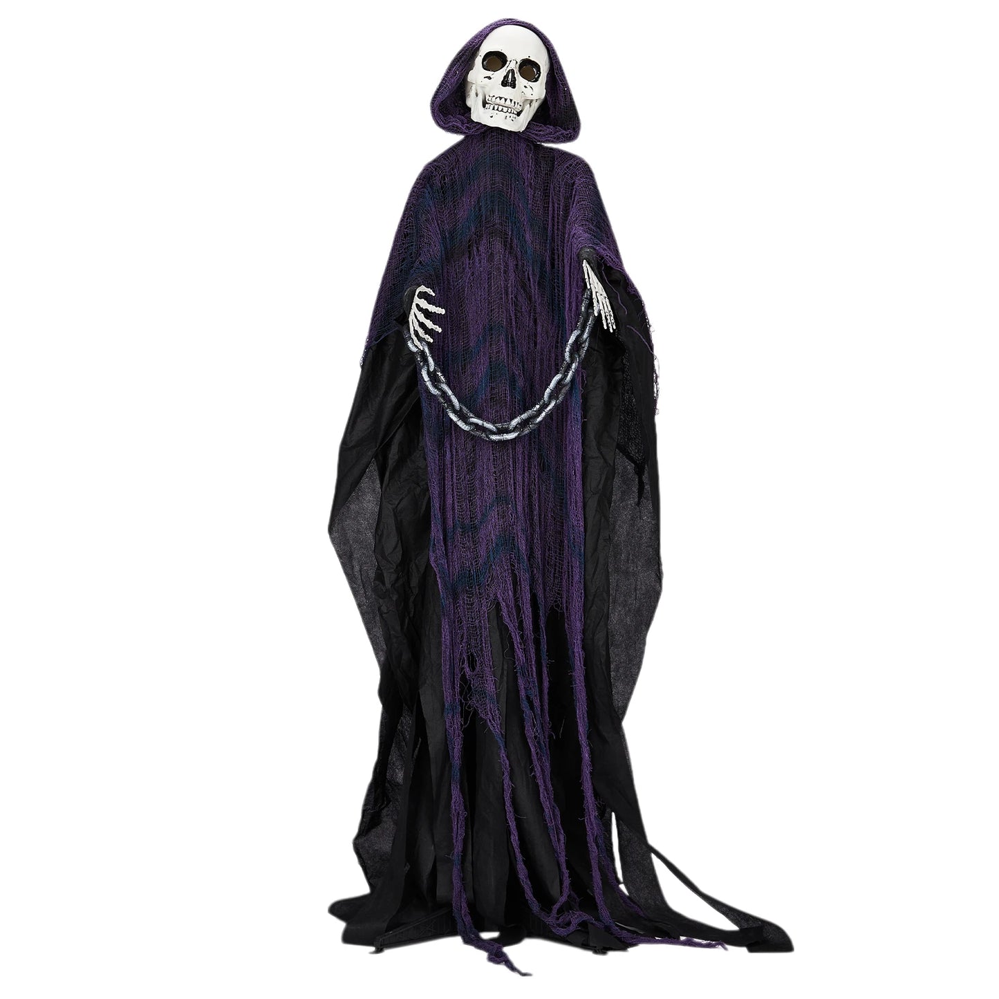 Six Foot Grim Reaper Animatronics Halloween Outdoor Decor