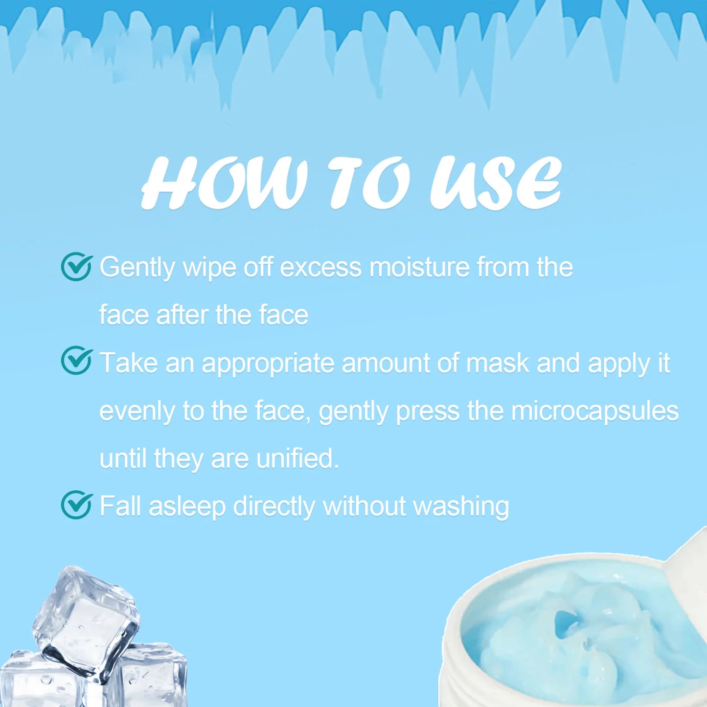 1-4PCS Hydrating Moisturizing Sleeping Mask Nourishes and Repairs Skin Reduces Dryness Dullness and Dark Spots