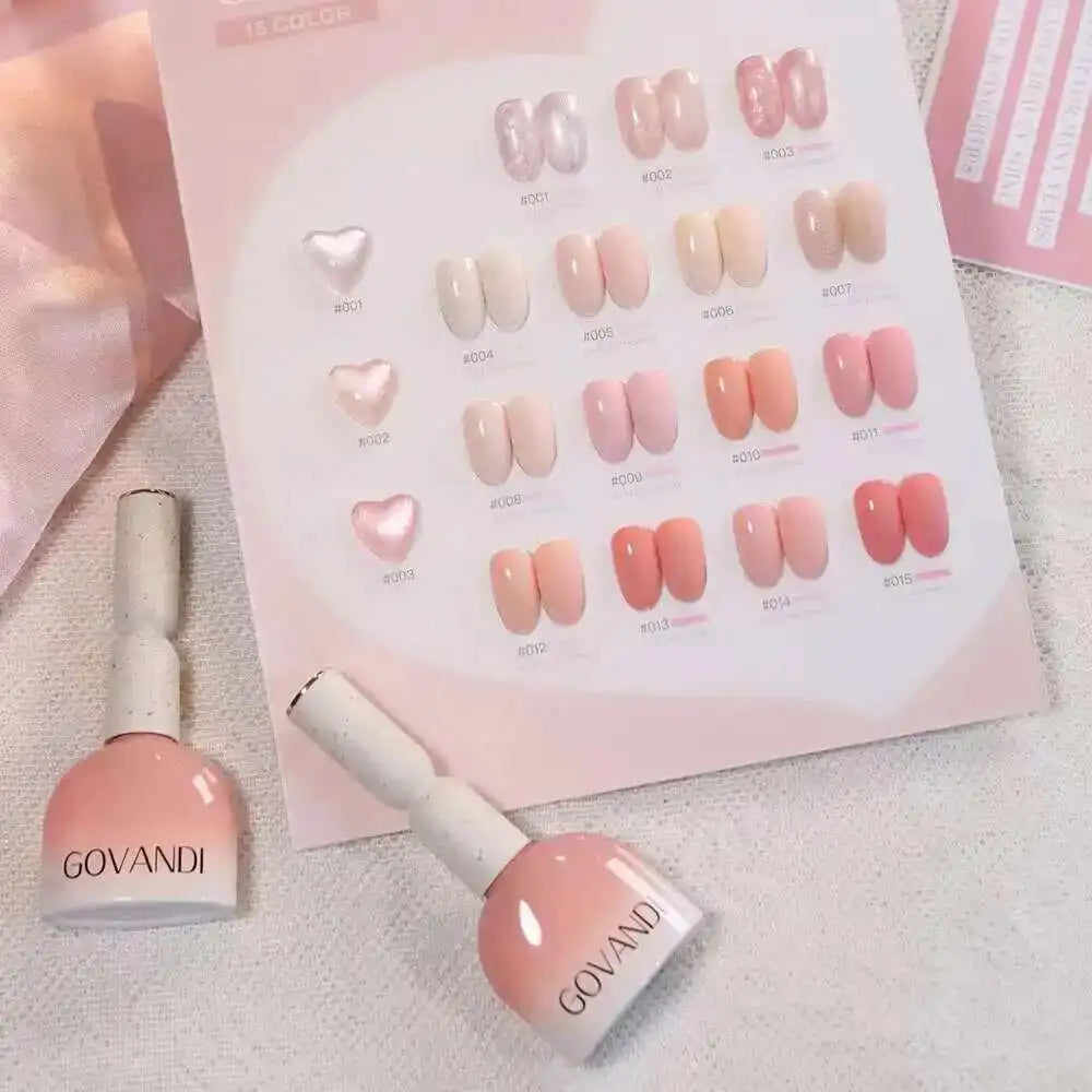 High Quality Korean Gel Polish Set Autumn Winter Color Gel Kit Nail Salon Wholesale Marnicure Soak Off UV LED Nail Varnish Set