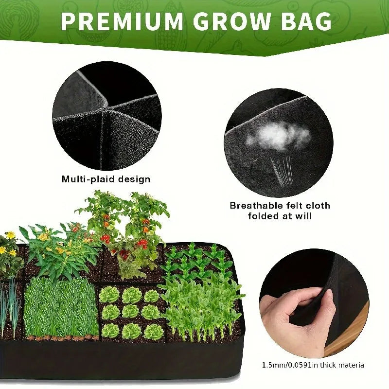128 Gallon Grow Bags Breathable For Vegetables And Potatoes