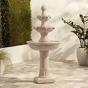 Ravenna Outdoor Floor Bubbler Fountain 3 Tier Cascades