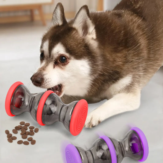 Pet Leaky Food Toy for Dogs Rolling Bite Puzzle Training ABS Wear-Resistant Chew Toy