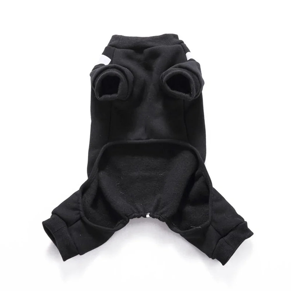 Skeleton Dog Costume Halloween Pet Clothes for Puppies Cats