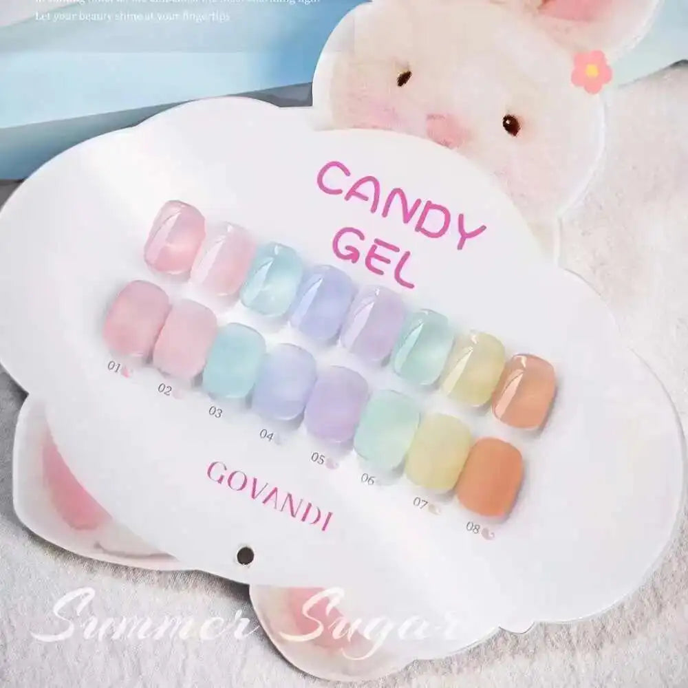 Korean Gel Nail Polish Set Autumn Winter Colors Soak Off UV LED Kit Wholesale