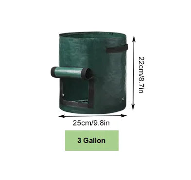 5 Pack Garden Grow Bags for Vegetables Pot Planter PE Cloth