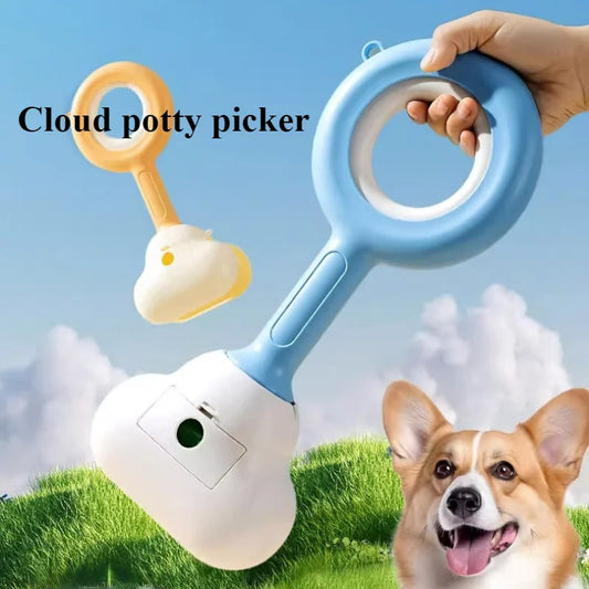 Cloud Potty Picker Dog Pooper Scooper for Easy Cleaning Dog Potty Supplies