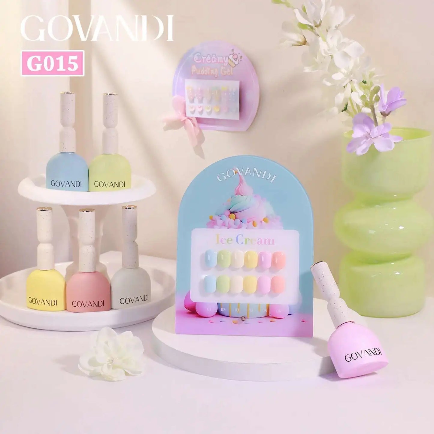 Korean Gel Nail Polish Set Autumn Winter Colors Soak Off UV LED Kit Wholesale