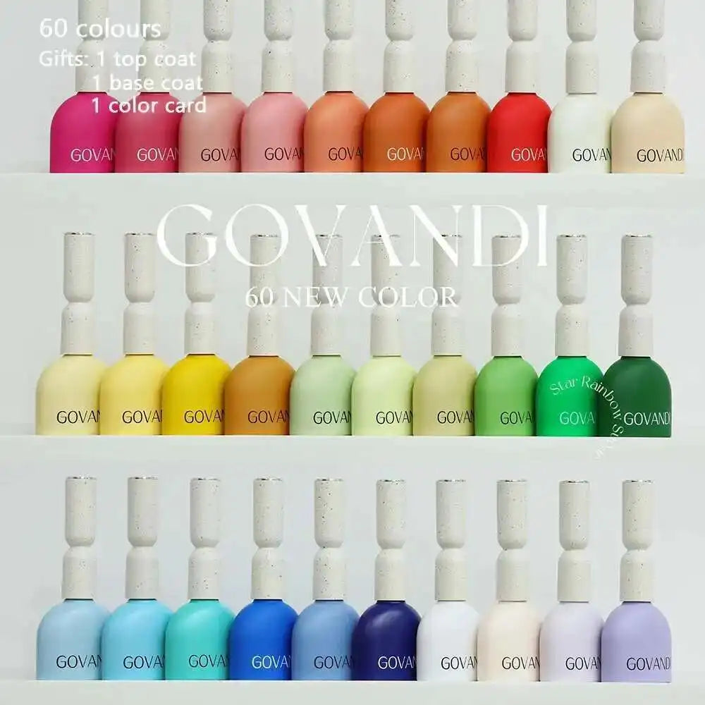 Korean Gel Nail Polish Set Autumn Winter Colors Soak Off UV LED Kit Wholesale