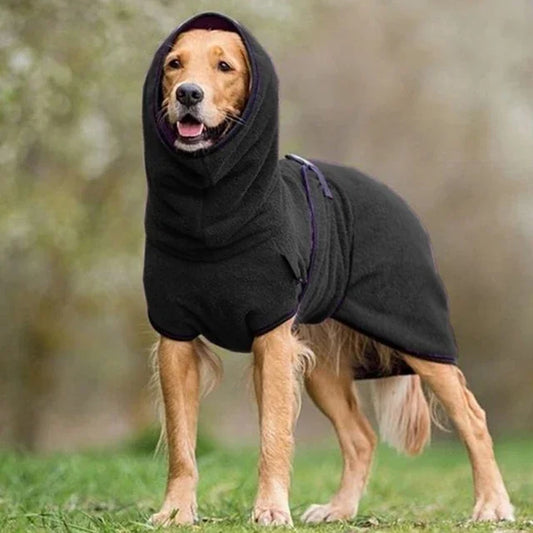 Fleece Velvet Soft Hoodie Jacket Dog Warm Vest Coat S5XL