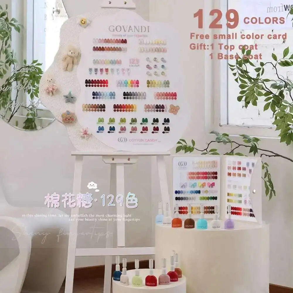 Korean Gel Nail Polish Set Autumn Winter Colors Soak Off UV LED Kit Wholesale